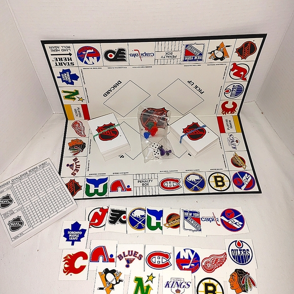 Vintage 1980s Hockey Challenge Trivia Game - Picture 2 of 5